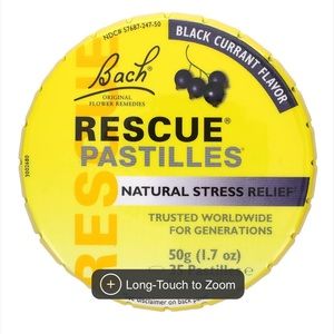 NEW Bach
Rescue Pastilles, Natural Stress Relief, Black Currant
